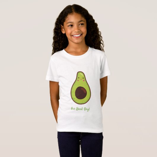 Avo Good Day Punny Avocado T-Shirt (Vorne ganz)