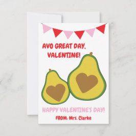 Avo Großer Tag! Niedliche Valentintagskarte Einladung
