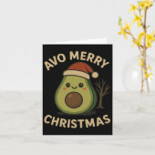 Avo Merry Christmas Funny Avocado Pub Karte (Gelbe Blume)