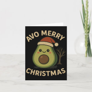 Avo Merry Christmas Funny Avocado Pub Karte