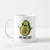 Avo Nice Day Funny Avocado Pub Kaffeetasse (Links)