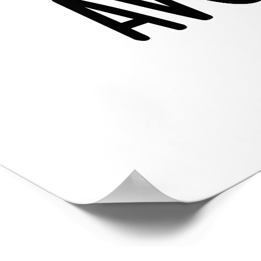 Avo Nice Day Funny Avocado Pub Poster (Ecke)