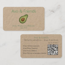 Avo und Freunde | Avocado Logo Gesunde Ernährung -