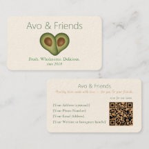 Avo und Freunde | Avocado Logo Gesunde Ernährung -