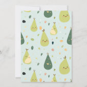 AvoAwesome 1. Geburtstagskarte Einladung (Rückseite)