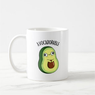 Avoc-adorable Funny Avocado Pun Kaffeetasse
