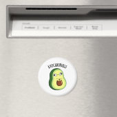 Avoc-adorable Funny Avocado Pun Magnet (In Situ (Geschirrspüler))