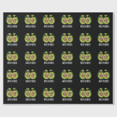 Avoca-bros Funny Avocado Pun Dark BG Geschenkpapier (Flach)