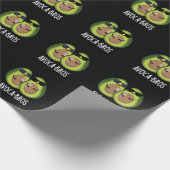 Avoca-bros Funny Avocado Pun Dark BG Geschenkpapier (Ecke)