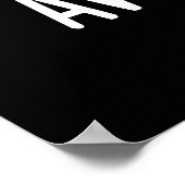 Avoca-bros Funny Avocado Pun Dark BG Poster (Ecke)