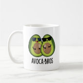 Avoca-bros Funny Avocado Pun Kaffeetasse (Links)
