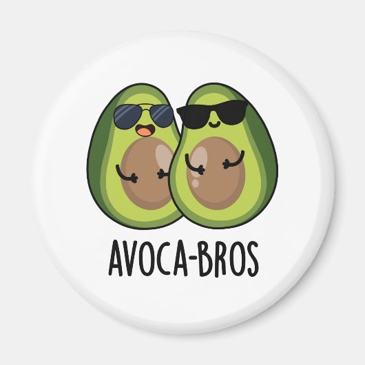 Avoca-bros Funny Avocado Pun Magnet (Vorne)