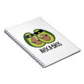 Avoca-bros Funny Avocado Pun Notizblock (Rechte Seite)