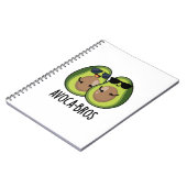 Avoca-bros Funny Avocado Pun Notizblock (Linke Seite)