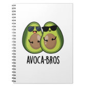 Avoca-bros Funny Avocado Pun Notizblock (Vorderseite)