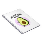 Avoca-don-not hope funny Avocado Pun Notizblock (Rechte Seite)