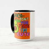 Avoca-don't think I'm niedlich coffee Tasse (Vorderseite Links)