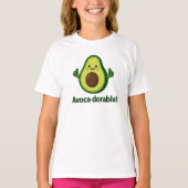 Avoca-dorable Cute Green Avocado Design T-Shirt (Vorderseite)