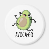 Avoca-go Funny Avocado Pun Magnet (Vorne)
