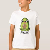 Avoca-toes Funny Avocado Puns T-Shirt (Vorderseite)