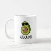 Avoca-yo Funny Cool Avocado Pun Kaffeetasse (Links)