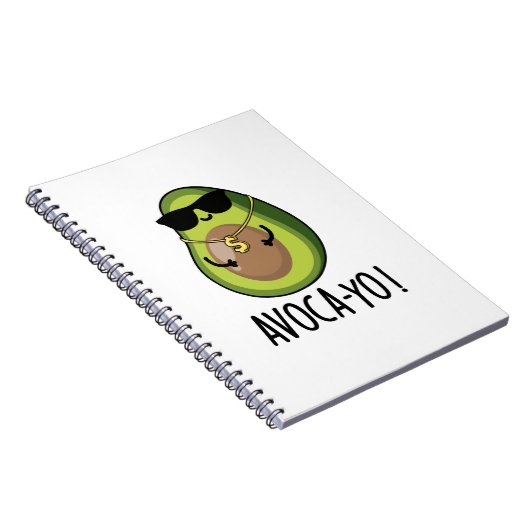 Avoca-yo Funny Cool Avocado Pun Notizblock (Rechte Seite)