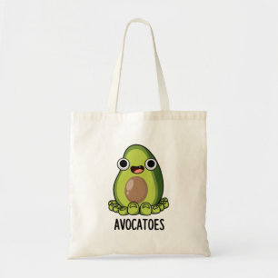 Avoca-Zehen Lustige Avocado Wortspiele Tragetasche