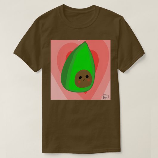 avocadbro avocado Liebe T-Shirt (Design vorne)