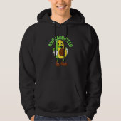 Avocaddicted Avocado Fitness Workout Costume Hoodie (Vorderseite)