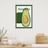 Avocado 20x28 Poster (Küche)