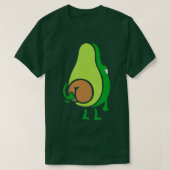 Avocado Aber Funny Guacamole Vegan T-Shirt (Design vorne)