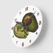 Avocado Acrylic Wall Clock Runde Wanduhr (Winkel)