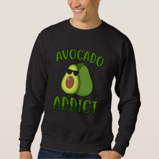 Avocado Addict Vegan Vegan Saying Sweatshirt