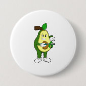 Avocado als Friseur mit Razor Button (Vorderseite)