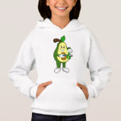 Avocado als Friseur mit Razor Hoodie (Vorderseite)