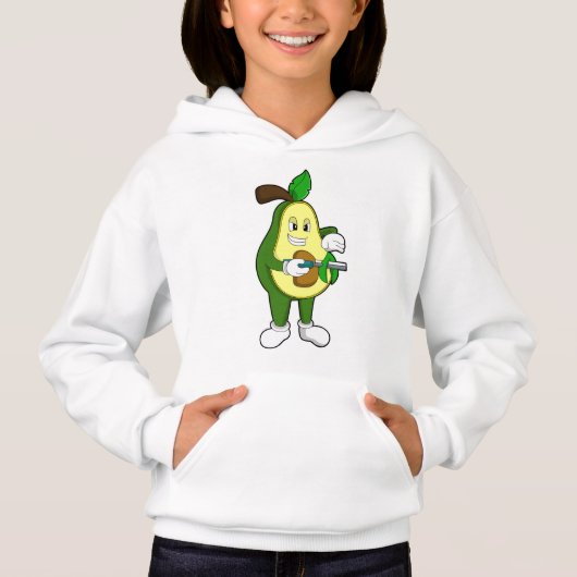 Avocado als Friseur mit Razor Hoodie (Vorderseite)