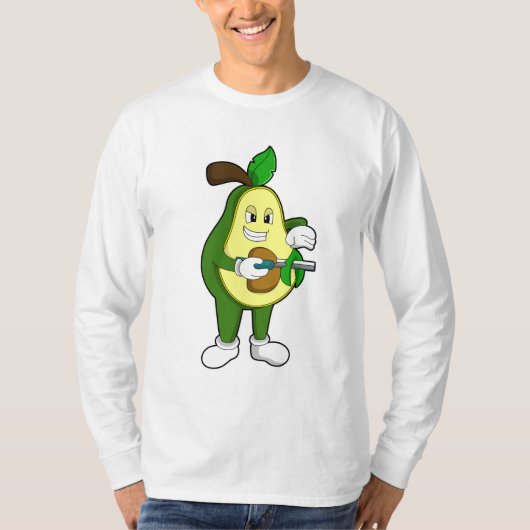 Avocado als Friseur mit Razor T-Shirt (Vorderseite)