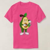 Avocado als Friseur mit Razor T-Shirt (Design vorne)