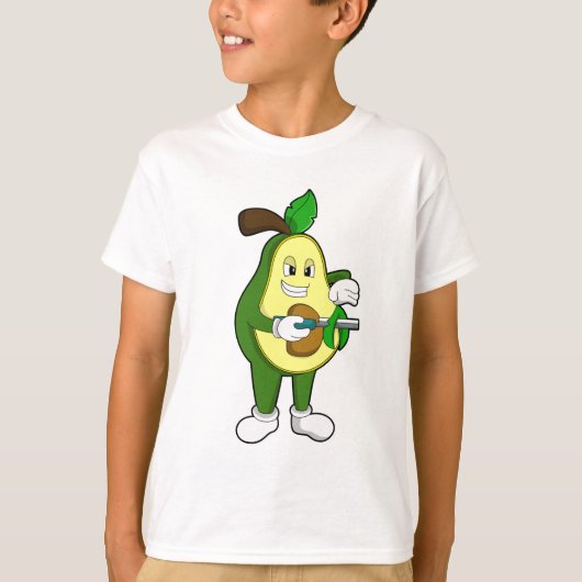 Avocado als Friseur mit Razor T-Shirt (Vorderseite)