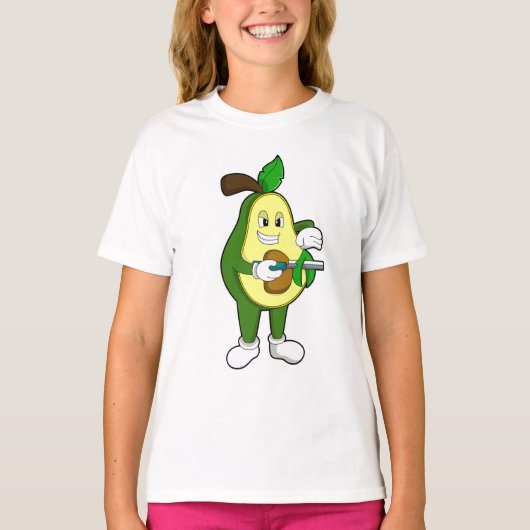Avocado als Friseur mit Razor T-Shirt (Vorderseite)