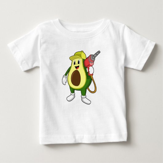 Avocado als Handwerker mit Drill Baby T-shirt (Vorderseite)