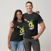 Avocado als Maler mit Pinsel T-Shirt (Unisex)