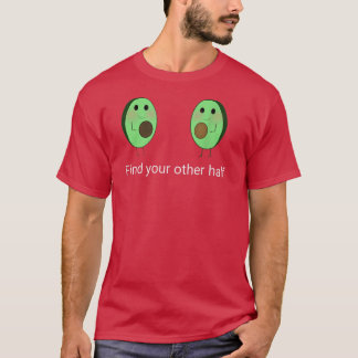 Avocado andere Hälfte T-Shirt