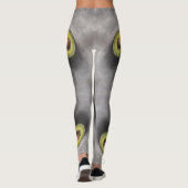 Avocado Art Modern Still Life Frühstück Helthy Fat Leggings (Rückseite)