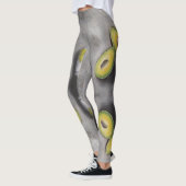 Avocado Art Modern Still Life Frühstück Helthy Fat Leggings (Links)
