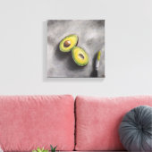 Avocado Art Modern Still Life Frühstück Helthy Fat Leinwanddruck (Insitu (Wohnzimmer))
