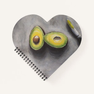 Avocado Art Modern Still Life Frühstück Helthy Fat Notizblock