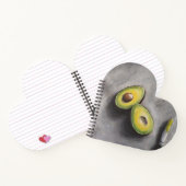 Avocado Art Modern Still Life Frühstück Helthy Fat Notizblock (Innenseite)