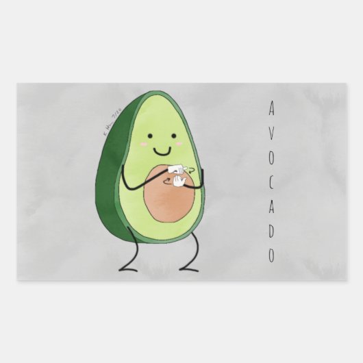 Avocado ASL Sticker (Vorderseite)