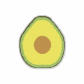 Avocado Aufkleber (Vorderseite)